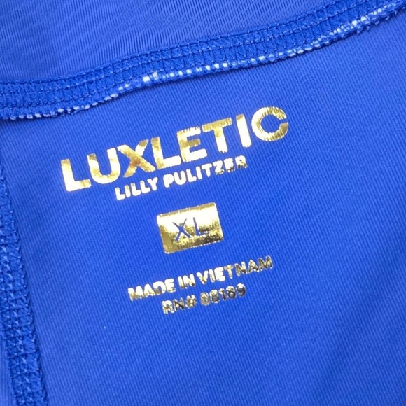 Lilly Pulitzer Womens Cascadia Skort Blue UPF 50 Luxletic Tennis Pickle Ball XL - Picture 8 of 9